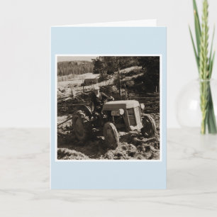 1950 Ferguson tractor Finland Verjaardagskaart Kaart