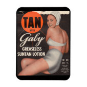 1950 Gaby Suntan Lotion and Magneet (Verticaal)