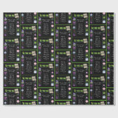 1950 Geboortejaar Trivia Cadeaupapier (Vlak)