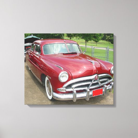 1950 Hudson Pacemaker Poster Canvas Afdruk (Voorkant)