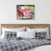 1950 Hudson Pacemaker Poster Canvas Afdruk (Insitu (Slaapkamer))