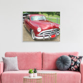 1950 Hudson Pacemaker Poster Canvas Afdruk (Insitu (Woonkamer))