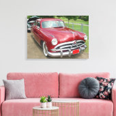 1950 Hudson Pacemaker Poster Canvas Afdruk (Insitu (Woonkamer))