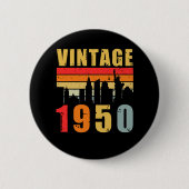 1950 in 1950 ronde button 5,7 cm (Voorkant)