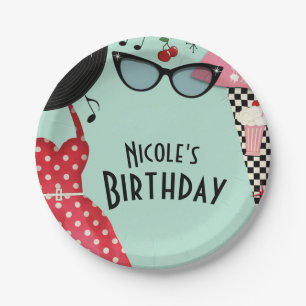 1950 is de  partij van de dress-naar-terug papieren bordje