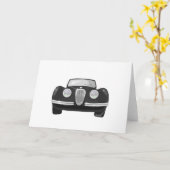 1950 Jaguar XK120 Kaart (Gele Bloem)