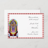 1950  Jukebox De datum opslaan Save The Date (Voorkant / Achterkant)