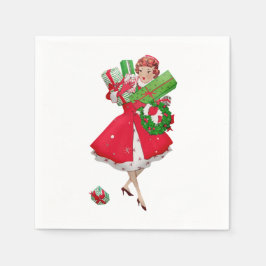 1950 Kerst  Lady Servet