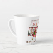 1950 Kerst  Lady Shopping Latte Mok (Linkerhoek)