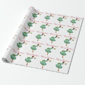 1950 Kerstman  dame Cadeaupapier (Uitgerold)