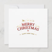 1950 Kerstman dame Kaart (Achterkant)