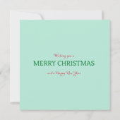 1950 Kerstman  dame Kaart (Achterkant)