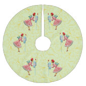 1950 Kerstman  dame Kerstboom Rok (Voorkant)