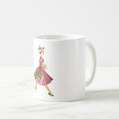 1950 Kerstman  dame Koffiemok (Voorkant rechts)