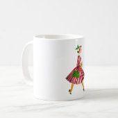 1950 Kerstman  dame Koffiemok (Voorkant links)