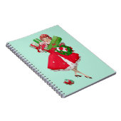 1950 Kerstman dame Notitieboek (Rechterzijde)
