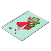 1950 Kerstman dame Notitieboek (Linkerzijde)