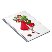 1950 Kerstman  dame Notitieboek (Rechterzijde)