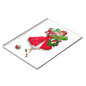 1950 Kerstman  dame Notitieboek (Linkerzijde)