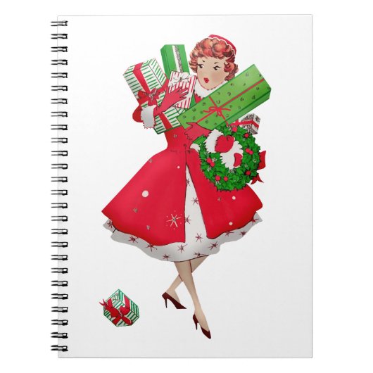 1950 Kerstman  dame Notitieboek (Voorkant)