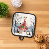 1950 Kerstman  dame Pannenlap (Top down)