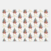 1950  kerstwinkels inpakpapier vel (Voorkant)