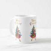 1950 kerstwinkels koffiemok (Voorkant links)