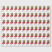 1950 kerstwinkels voor kerstcadeautjes cadeaupapier (Vlak)