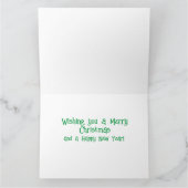 1950  kerstwinkels voor kerstcadeautjes kaart (Binnen)