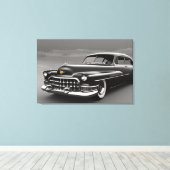 1950 Klassieke autocanvas afdrukken (Insitu (Houten vloer))