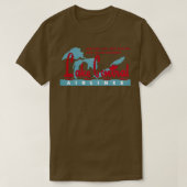 1950 Lake Central Airlines TShirt (Design voorkant)