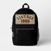  1950 Limited Edition Alle originele onderdelen Bedrukte Rugzak (Voorkant)