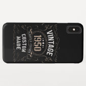  1950 Limited Edition Custom made Case-Mate iPhone Case (Achterkant (horizontaal))