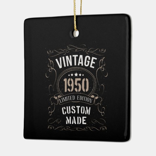  1950 Limited Edition Custom made Keramisch Ornament (Links)