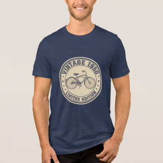 1950 limited edition verjaardag Tri-Blend shirt