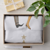 1950  Man en Vrouw Paar Tissuepapier (Geschenk)
