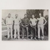 1950 Mannen puzzel Legpuzzel (Horizontaal)