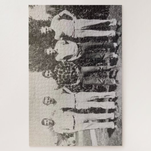 1950 Mannen puzzel Legpuzzel (Verticaal)