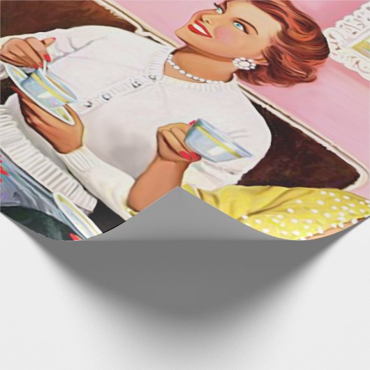 1950 Middagthee Cadeaupapier (Hoek)