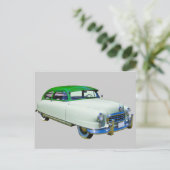 1950 Nash Ambassadeur Antiek auto Briefkaart (Staand voorkant)