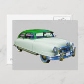 1950 Nash Ambassadeur Antiek auto Briefkaart (Voorkant / Achterkant)
