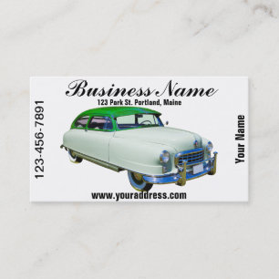 1950 Nash Ambassadeur Antiek auto Visitekaartje