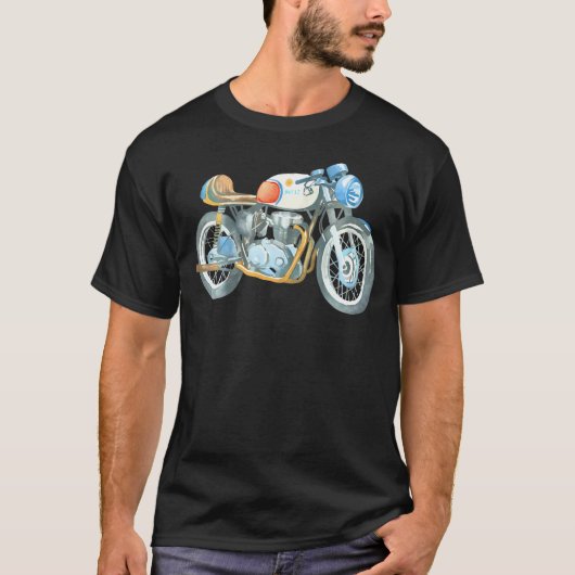 1950 Norton 350cc Manx Racing Motorcycle T-shirt (Voorkant)