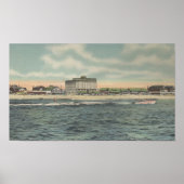 1950 Ocean City, MD water Sport Poster (Voorkant)