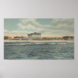 1950 Ocean City, MD water Sport Poster