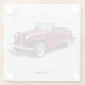 1950 onderzetter van joodglazen (Achterkant)