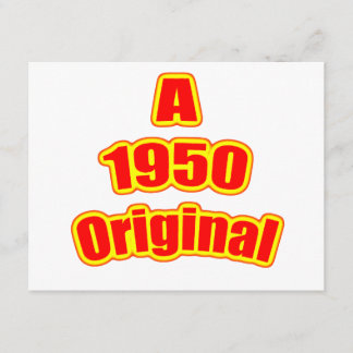 1950 Origineel Rood Kaart