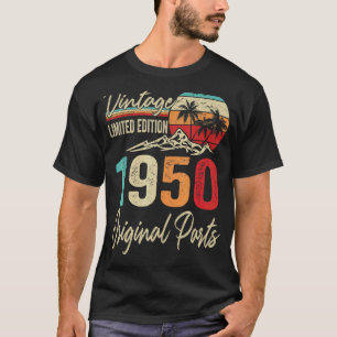  1950 Originele Delen 72e verjaardag T-shirt