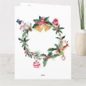 1950  Paar met Kerstcadeauzak Kaart (Achterkant)