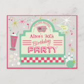 1950 Party Invitation Briefkaart (Voorkant)